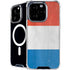Netherlands Flag Distressed iPhone 16 Pro MagSafe Case